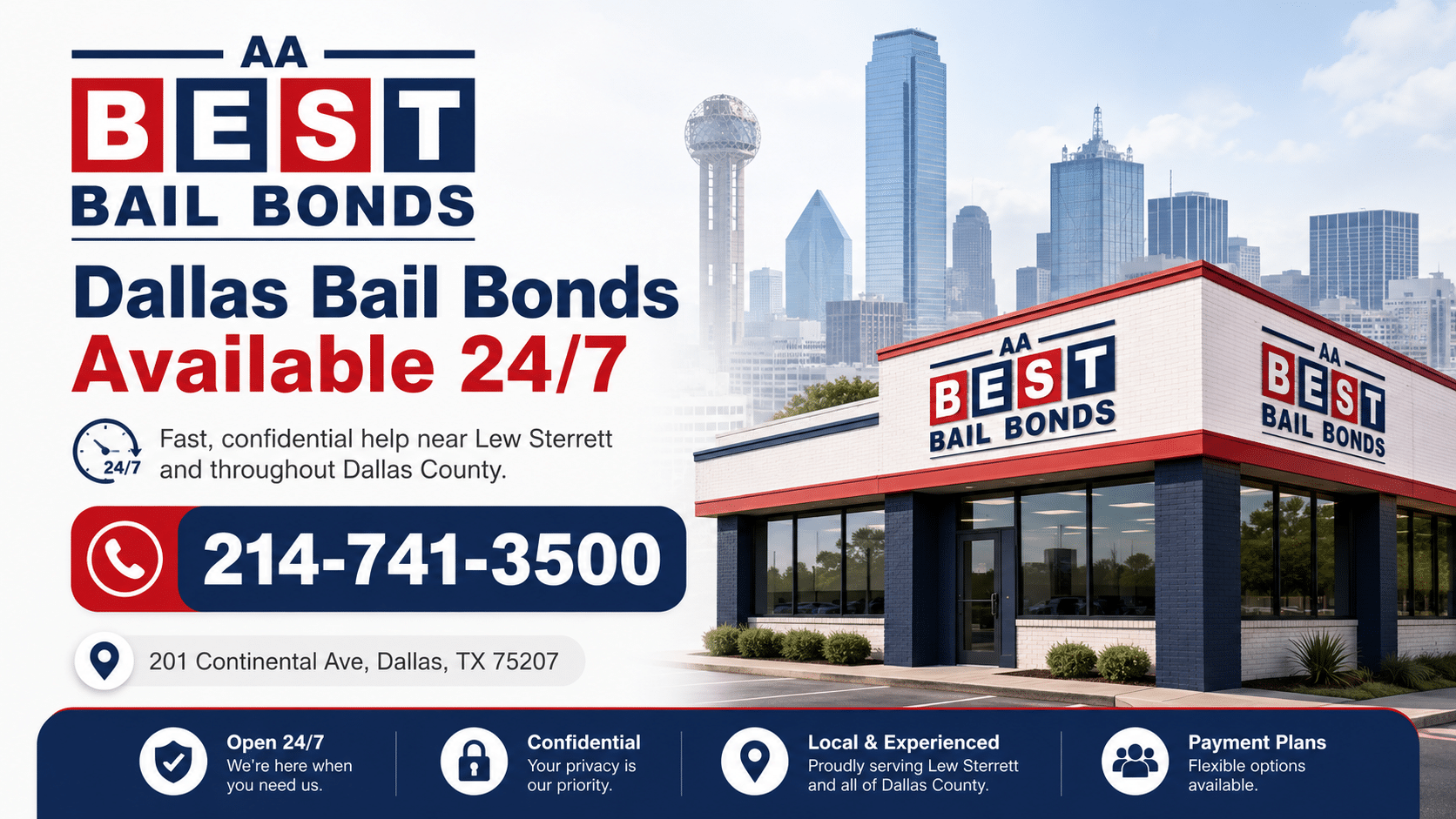 Dallas Bail Bonds | 24/7 AA Best Bail Bonds Dallas